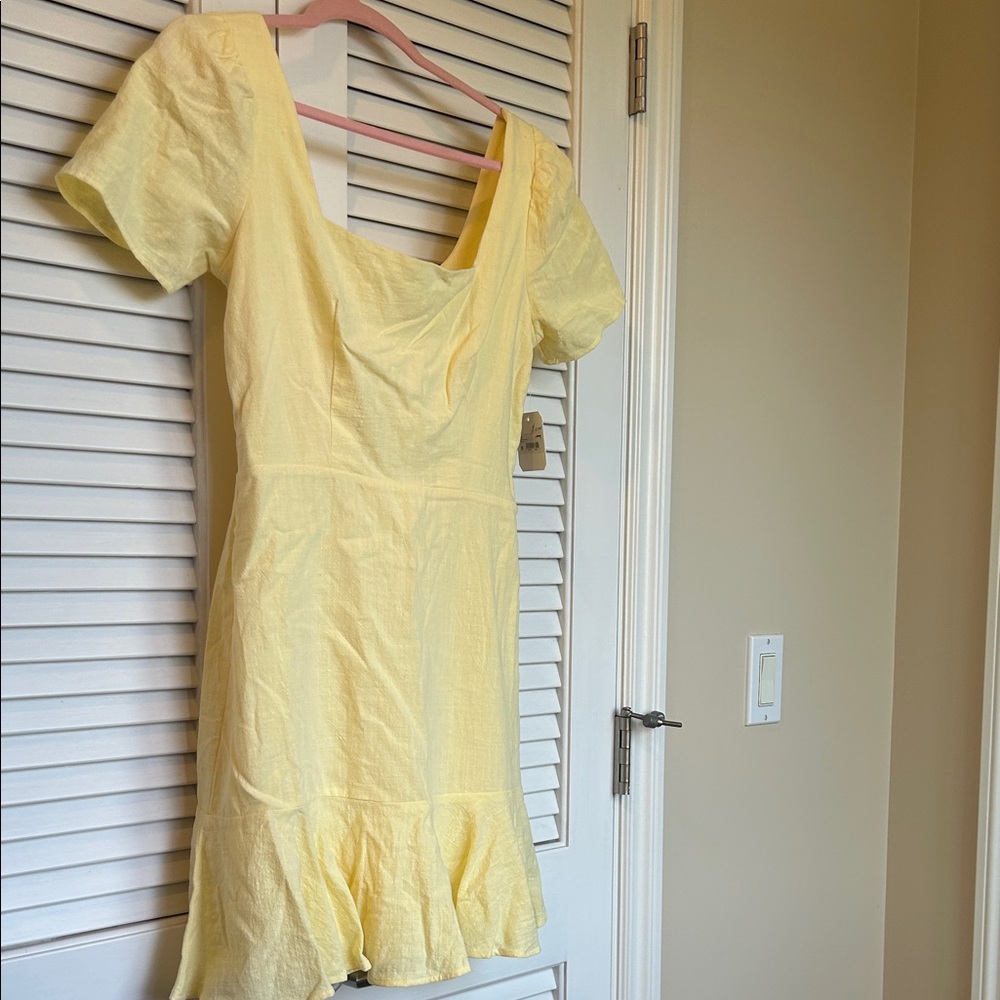 Altar'd State Sunny Yellow Dress